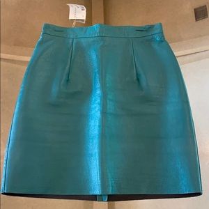 American Apparel Lamb Skin Leather Skirt
